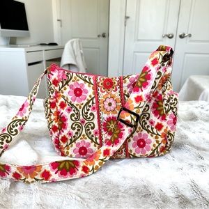 VERA BRADLEY, floral crossbody bag